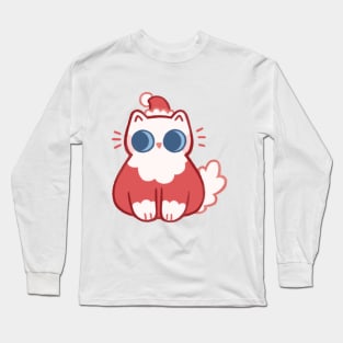 Santa Cat Long Sleeve T-Shirt